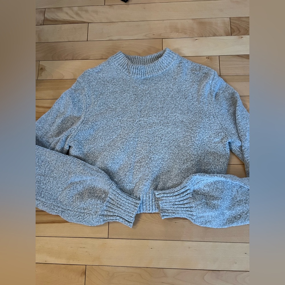 Garage Light Gray Women's Turtleneck Sweater
